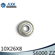 S6000ZZ Bearing 10*26*8 mm ( 10PCS ) ABEC-1 S6000 Z ZZ S 6000 440C Stainless Steel S6000Z Ball Bearings 2024 - buy cheap