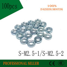 100PCS S-M2.5-1/ S-M2.5-2 Galvanized carbon steel Round nuts Metric self clinching nuts Pressure riveting nuts  M2.5 2024 - buy cheap