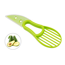 3-in-1 Fruit Corer Fruit Cutter Pulp Separator Plastic Knife Avocado Slicer Vegetable Tools 1 Pc Kitchen Gadgets 2024 - buy cheap