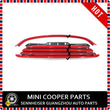 Marca nueva de plástico ABS Color rojo Cooper modelo y menor embellecedores de rejilla delantera para mini cooper R56 R55 R57 R58 R59 (3 unids/set) 2024 - compra barato