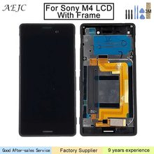 For Sony Xperia M4 Aqua LCD Display Touch Screen Digitizer Assembly with Frame For Sony M4 Aqua E2303 E2306 E2353 E2333 LCD 5" 2024 - buy cheap