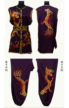 4color Customize unisex wu clothing nanquan sleeveless uniforms martial arts kung fu embroidery dragon costumes wushu suits 2024 - buy cheap