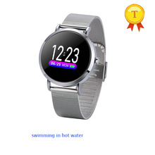 Reloj inteligente de acero inoxidable para hombre, dispositivo resistente al agua IP68, con control del ritmo cardíaco y de la presión sanguínea, para nadar en agua caliente, 2019 2024 - compra barato