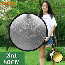 Godox-Reflector de fotografía redondo, luz plegable portátil 2 en 1 de 31,5 "y 80cm, para estudio, disco Multi fotográfico 2024 - compra barato