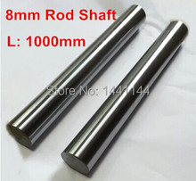4pcs/lot harden linear motion round shaft for for CNC DIY length 1000mm Dia. 8mm diameter hardened chrome plated rod 2024 - buy cheap