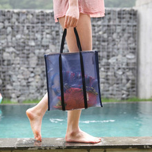 Alta qualidade pvc transparente praia sacos de viagem portátil mulheres hangbags saco de praia à prova dwaterproof água e bolsa moda clara sacola 2024 - compre barato