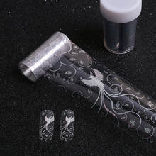 1 Roll Nail Art Stickers Bird DIY Image Transparent Silver Transfer Nail Art Foils Craft Decorations Laser Nail Foil Beauty Tool 2024 - buy cheap