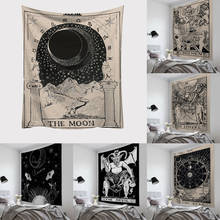 Tarot Card Tapestry Wall Hanging Astrology Divination Bedspread Beach Mat 2024 - buy cheap