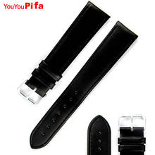 New Watch Belt Black Watchbands Genuine Leather Watch Band 12mm 14mm 16mm 18mm 20mm 22mm Watch Strap Accessories Wristband 2024 - buy cheap