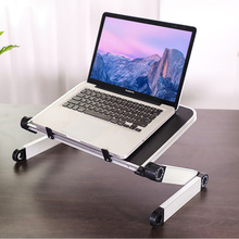 Mesa plegable de aleación de aluminio para ordenador portátil, soporte ajustable para mesa de ordenador, bandeja para Notebook 2024 - compra barato