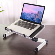 Aluminum Alloy Laptop Portable Foldable Adjustable Laptop Desk Computer Table Stand Tray Notebook Lap PC Folding Desk Table 2024 - buy cheap