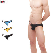 Sexy Gay Underwear Men Briefs Shorts Breathable Mesh Underpants Male U Convex Pouch Low Waist Panties Cueca calzoncillos M-XXL 2022 - buy cheap