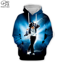 Толстовка/Свитшот/куртка/Мужская/женская одежда в стиле хип-хоп PLstar Cosmos с 3D принтом Майкла Джексона 2024 - купить недорого