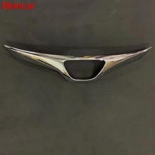 Bbincar Exterior Accessories For Toyota Corolla Sport 2018 2019 Front Head Grille Logo Trademark Trim Molding Styling ABS Chrome 2024 - buy cheap