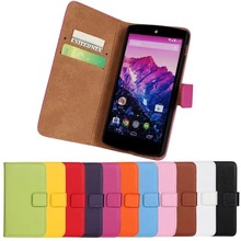 11 Color High Quality Wallet Case For LG Google Nexus 5 E980 with Card Holder Genuine Leather Phone Case Free 2024 - buy cheap