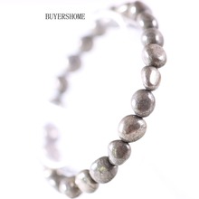 Free Shipping For Women Jewelry Stretch Irregular Shape Natural Stone Beads Non-magnteic Hematite Bracelet 7.5" 1Pcs H1304 2024 - buy cheap