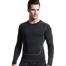 Muscleguys Compression Shirts Men T-shirts Long Sleeve Fitness Bodybuilding Tight slim fit Tops Exercise Workout Gyms Clothing 2024 - buy cheap