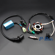 GY6 150CC Go Kart Moped ATV Plug Magneto CDI Box Ignition Coil (8 Pole) Stator Spark Plug Kit NEW 2024 - buy cheap