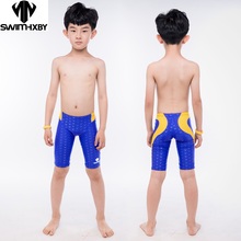 HXBY Sunga Para O Menino dos homens Swimwear Competição Treinamento das Crianças Meninos Maiô Calções de banho Do Bebê Profissional 5XL 2024 - compre barato