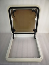 500*500mm Square Marine Grade Nylon Boat Deck Hatch Window With Tempered Glass and Trim Ring 2024 - buy cheap