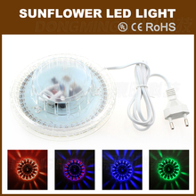 8W 48leds RGB Crystal Sunflower Stage Effect light UFO Led Lamp wall mount Disco DJ Party show Bar Light Free Shipping 110V 220V 2024 - buy cheap