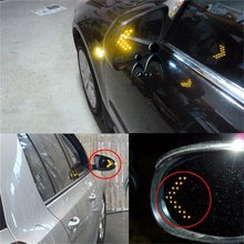 High quality Universal Car Vehicle Arrow Indicator 14 LED 3528SMD Car Rearview Side Mirror Turn Signal Light  Lamp hot sales 2024 - buy cheap