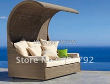 Hot sale SG-12029C Elegant black rattan deck chair furniture 2024 - buy cheap