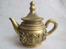 The ancient Chinese qing years bats collecting copper teapot 2024 - buy cheap