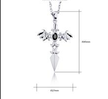 Серебряное ожерелье с крестом Ангельского дьявольского меча, подвеска для пары 2024 - купить недорого