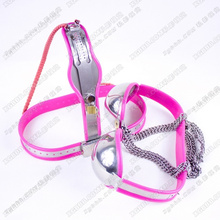 HOT sale RED Stainless steel (Bra+chastity belt female) nipple clamps bdsm fetish bondage restraints adult sex toys for couples 2024 - buy cheap