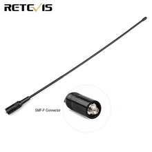 Retevis RT-771 antena vhf/uhf dupla band144/430mhz SMA-F para baofeng UV-5R BF-888S retevis h777/puxing walkie talkie c9024a 2024 - compre barato
