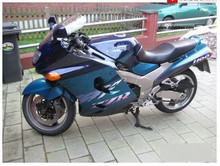 Комплект обтекателей для мотоцикла Kawasaki ZZR1100 93-03 ZX-11 1993-2003 ZZR 1100 1993 2003 ZX11 93 97 00 01 02 03 голубые обтекатели 2024 - купить недорого