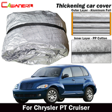 Cawanerl Waterproof Car Cover Thick Cotton Sun Shield Rain Snow Hail Protection Cover Dust Proof For Chrysler PT Cruiser 2024 - buy cheap