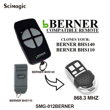 Дубликат гаражных ворот Berner BHS 211 221 153 110 140 121 130, пульт дистанционного управления, 868,3 МГц 2024 - купить недорого