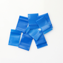 Пластиковые подарочные пакеты оптом 1000 шт./лот 2x3 см синие пластиковые полиэтиленовые пакеты с застежкой-молнией для ювелирных подарков Упаковка для хранения 2024 - купить недорого