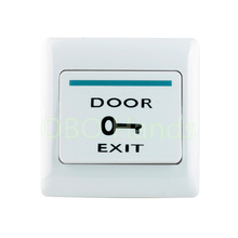 Botão interruptor de liberação de porta, plástico, branco, modelo e6, para abrir porta, controle de acesso, frete grátis 2024 - compre barato