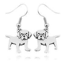Bijoux Femme New Vintage Hippie 3D Labrador Brincos Bohemian Canada Dog Lover Earrings Pendientes Mujer Jewelry For Women Gift 2024 - buy cheap