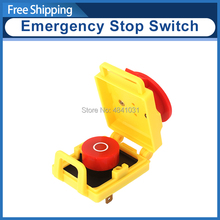 Interruptor de parada de emergencia de energía 0618, Mini torno, interruptor de parada urgente, 7x1, 0/12 2024 - compra barato