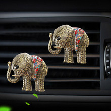 Освежитель воздуха в форме слона для автомобиля освежитель воздуха Духи Зажим для кондиционера на выходе автомобильный освежитель воздуха диффузор для бутылки 2024 - купить недорого