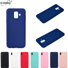 Rubber Silicon Case For Samsung Galaxy J6 Plus Candy Color Soft TPU Back Cover For Samsung Galaxy J6 Plus 2018 J610F J6 J 6 Case 2024 - buy cheap