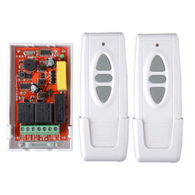 AC 220V Motor RF Wireless Remote Control Switch System, 433MHZ UP&DOWN Motor reversing controller 10A Relay 2024 - buy cheap