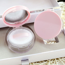 1pcs empty loose powder jar with sifter mirror Cosmetic plastic powder compact Makeup Sifter case Travel Sample subpackage Box 2024 - buy cheap
