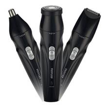2018 3 в 1 многофункциональная электрическая бритва для бороды, USB Перезаряжаемые Портативный мини триммер для носа бритвы для путешествий Применение дропшиппинг 2024 - купить недорого