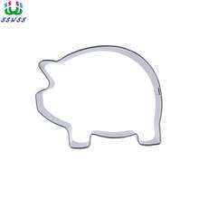A Fat Pig Shape Cake Decorating Fondant Cutters Tools,Animal Cookie Biscuit Stainless steel Baking Molds,Direct Selling 2024 - buy cheap