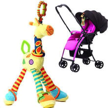 Cute Lovely Baby Pram Bed Bells Soft Hanging Toy Animal Handbells Infant Newborn Rattles Hot Kids Baby Toys 2024 - buy cheap