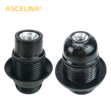 Основание для лампы ASCELINA E14/E27, винтажный держатель для лампы Эдисона В индустриальном стиле, фитинг для освещения дома 2024 - купить недорого