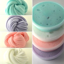 Soft Macaron Color Fluffy Slime toys DIY Squishy kids Toy With Box polymer light soft Clay Modeling Clay plasticine cloud slime 2024 - buy cheap