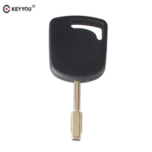 Keyyou carcaça de chave de transponder 10x, para ford focus mondeo ka escrofiesta fusion transit connect, capa para chave sem chip 2024 - compre barato