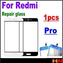 Piezas de reparación de lente de cristal frontal de pantalla LCD, para Redmi pro, huella dactilar, flex, reemplazo de lentes de vidrio exterior, 1 Uds. 2024 - compra barato