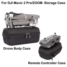 Bolsa portátil para controle remoto, estojo para dji mavic 2 pro mavic 2 zoom e controle remoto para drone 2024 - compre barato